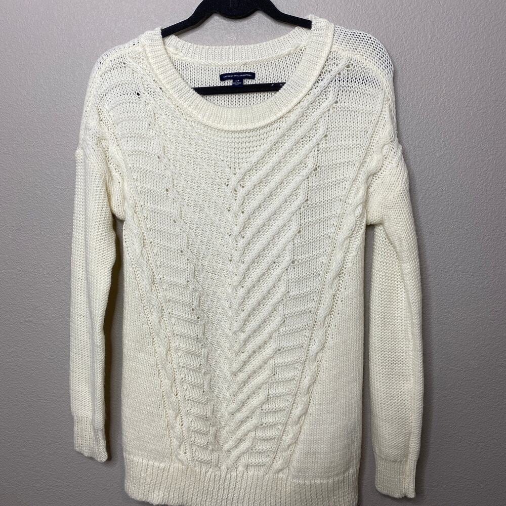 American Eagle‎ Outfitters Crew Neck Chunky Knit Sweater S